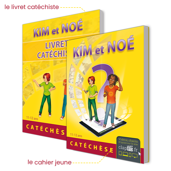 Cahier élève et guide pédagogique de Kim et Noé Catéchèse